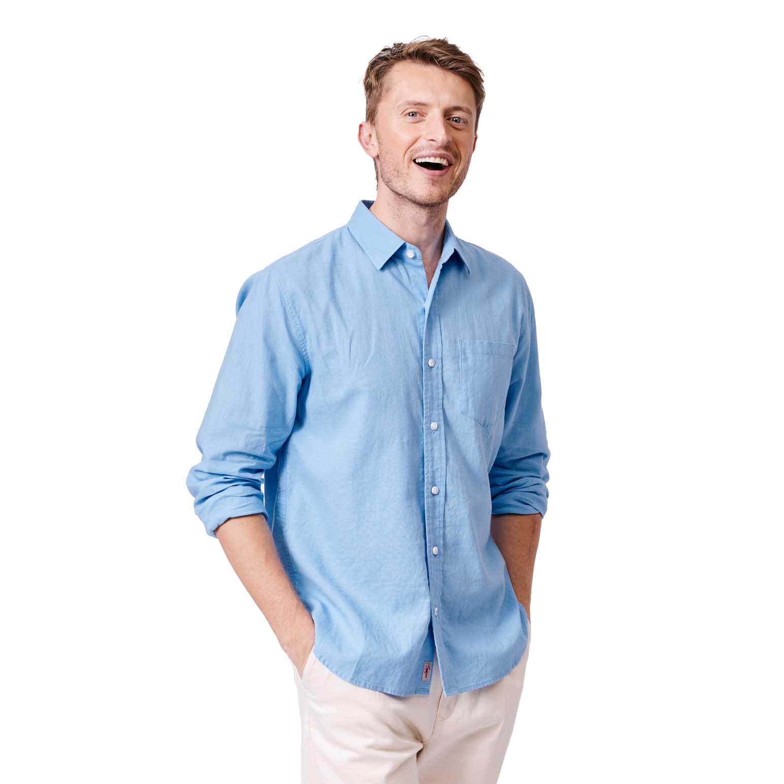 Aubin Grainsby Linen Cotton Shirt
